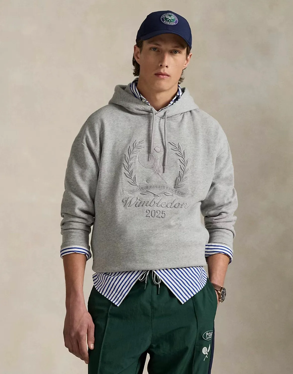 P230 Style number: RL022] RalphLauren/Ralph Lauren 2025 autumn and winter new large embroidered hooded sweatshirt